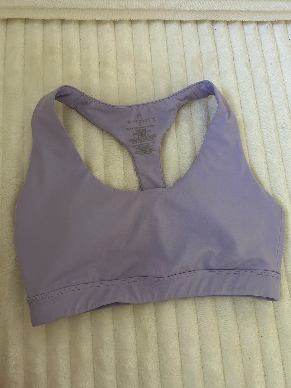Lavender Sports Bra by Thrive society